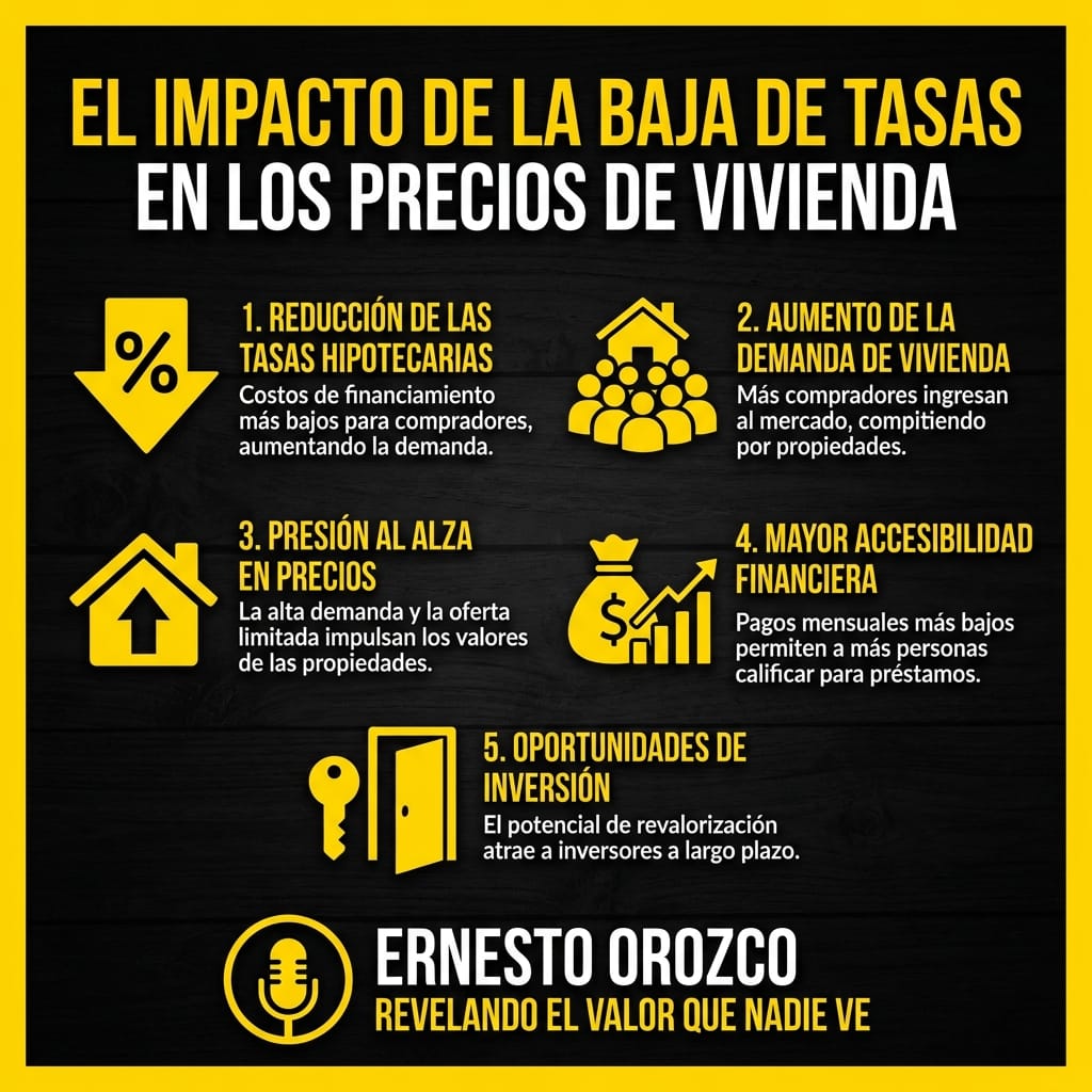 ¿La baja de tasas hará subir realmente el precio de las viviendas?